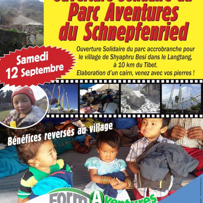AFFICHE PARC NE╠üPAL 675X675 | Form aventures Le 12/09—-On s’accroche pour le Tibet ! Wittenheim