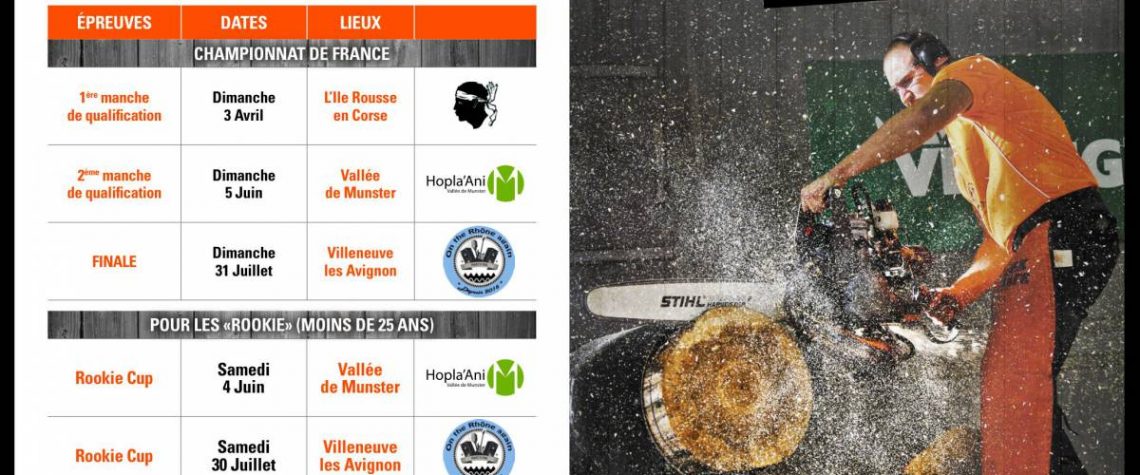 TIMBER SPORT PROGRAMME 1140X475 | Form aventures Le Schnepfenried accueille un événement XXL le 4 et 5 juin Illzach
