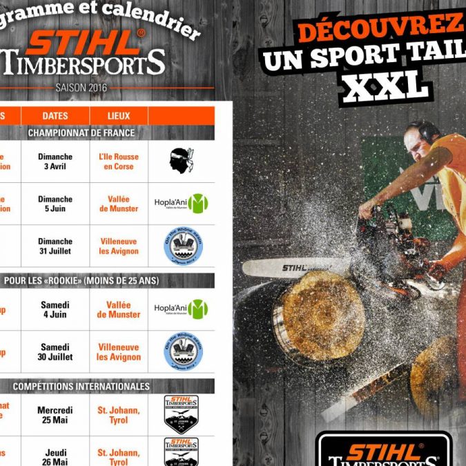 TIMBER SPORT PROGRAMME 675X675 | Form aventures Le Schnepfenried accueille un événement XXL le 4 et 5 juin Illzach