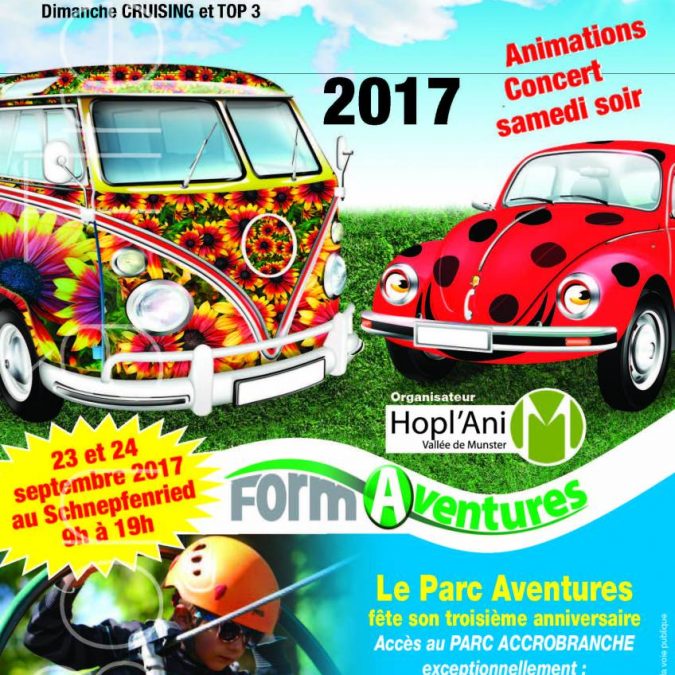 AFFICHE PARC 2017 675X675 | Form aventures 23 et 24 Septembre 2017- Accro Cox au Schnepfenried (Vallée de Munster) Guebwiller