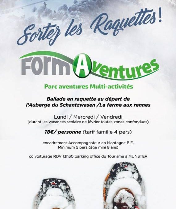SORTIE RAQUETTE 2019 570X675 | Form aventures Sortie en Raquettes à neige Kingersheim