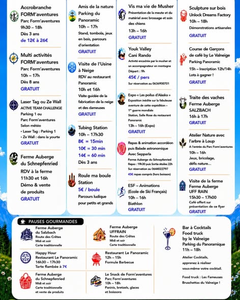 PROGRAMME VERSO | Form aventures LE SCHNEPF EN FÊTE Dimanche 14 juin 2026 Pfastatt 0
